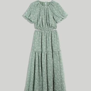Madewell: Sage Cut-Out Maxi